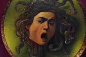 02 - Firenze col - 38 - Scudo con testa di Medusa - Caravaggio